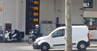 Gasolinera con el el diésel más caro que la gasolina / T.F.