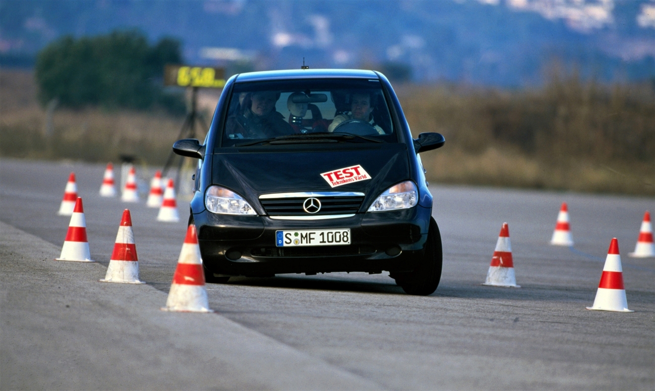 Prueba de seguridad del Mercedes Clase A Prueba de seguridad del Mercedes Clase A