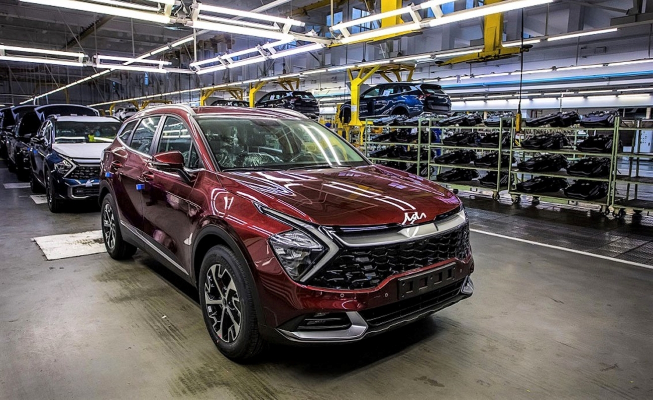 Producción del nuevo Kia Sportage en la fábrica de Kaliningrado (Rusia) / KIA