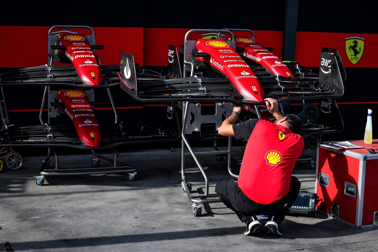 El garaje de Ferrari en el circuito de F1 de Melbourne / FLORENT GOODEN / AFP7 / EUROPA PRESS