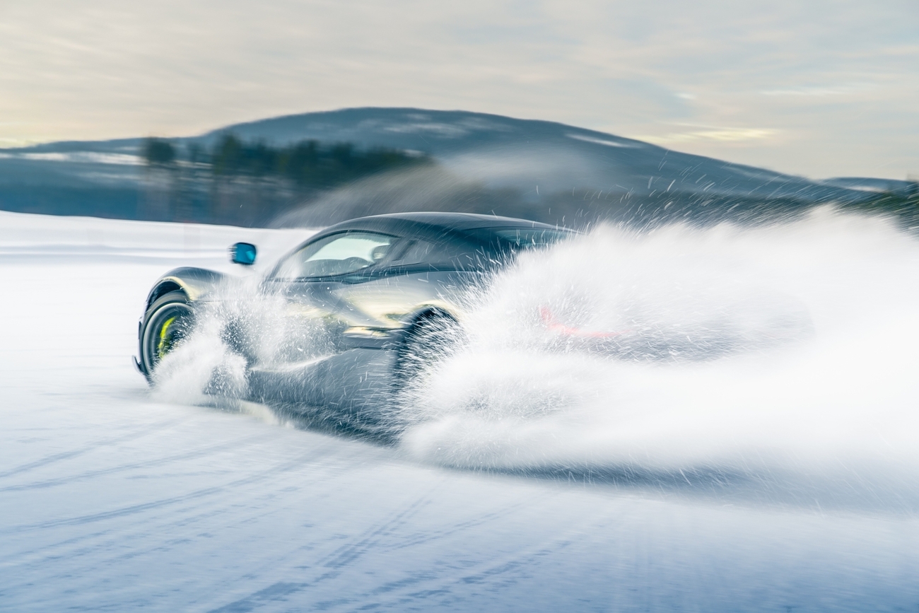 Pruebas de Rimac Nevera sobre nieve / RIMAC