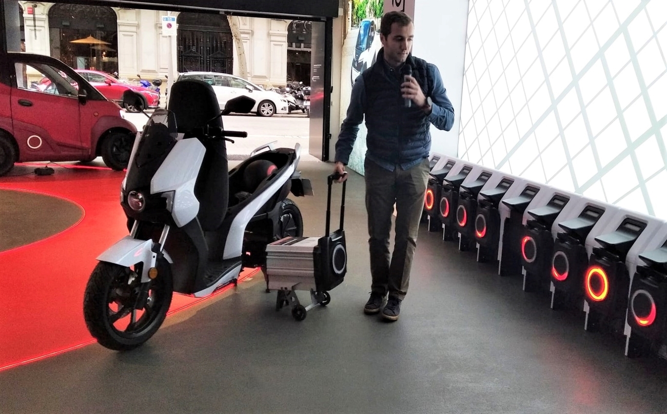 Prueba de las baterías intercambiables por suscripción de Silence / EUROPA PRESS Prueba de las baterías intercambiables por suscripción de Silence / EUROPA PRESS