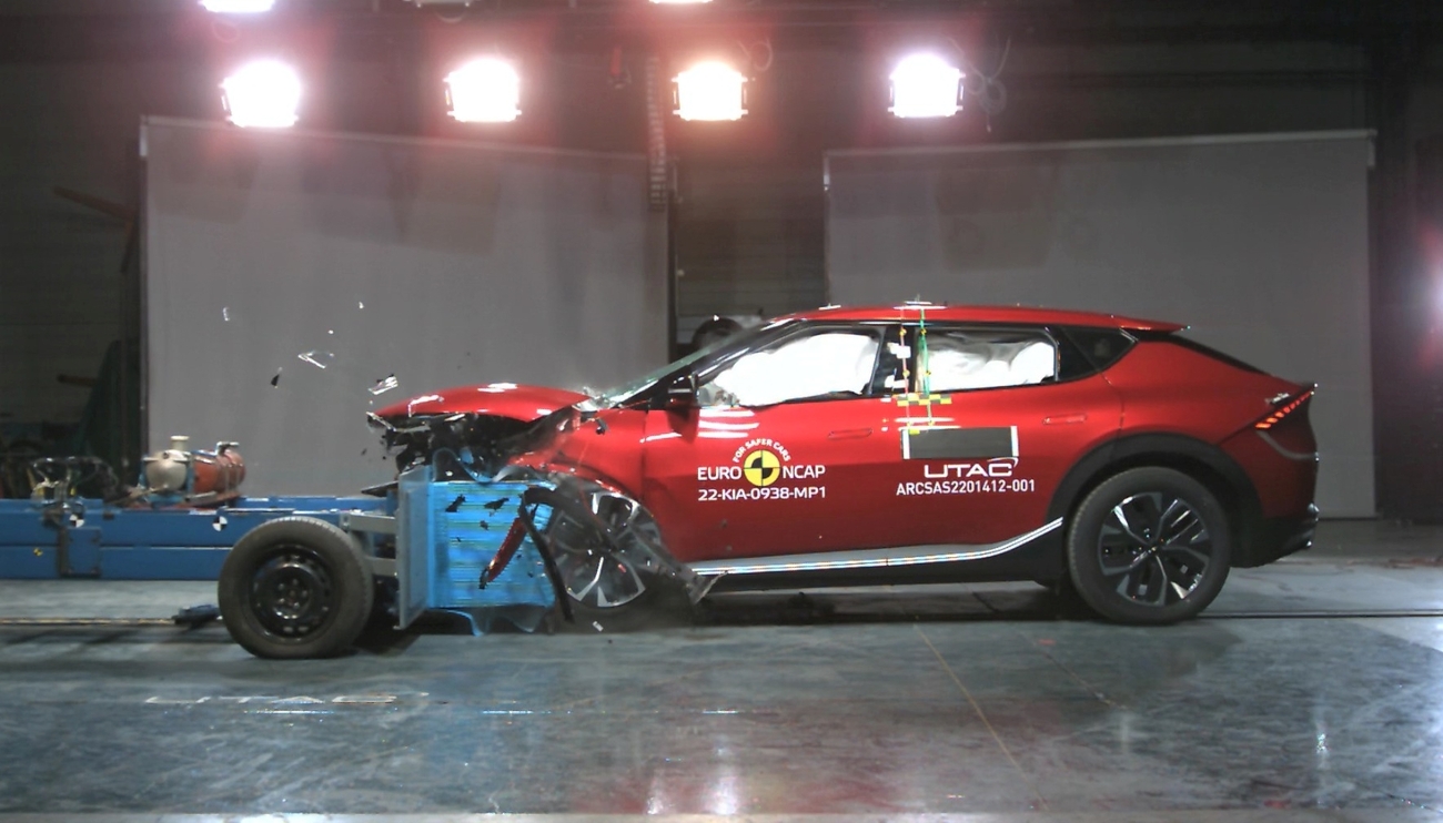 Prueba de choque del Kia EV6 / EURO NCAP