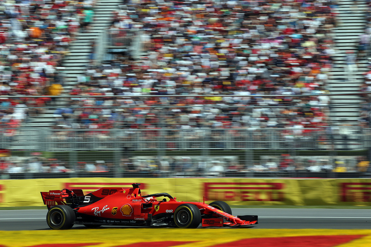 Un coche de Ferrari en el GP de Canadá de 2019 / LAPRESSE / DPA