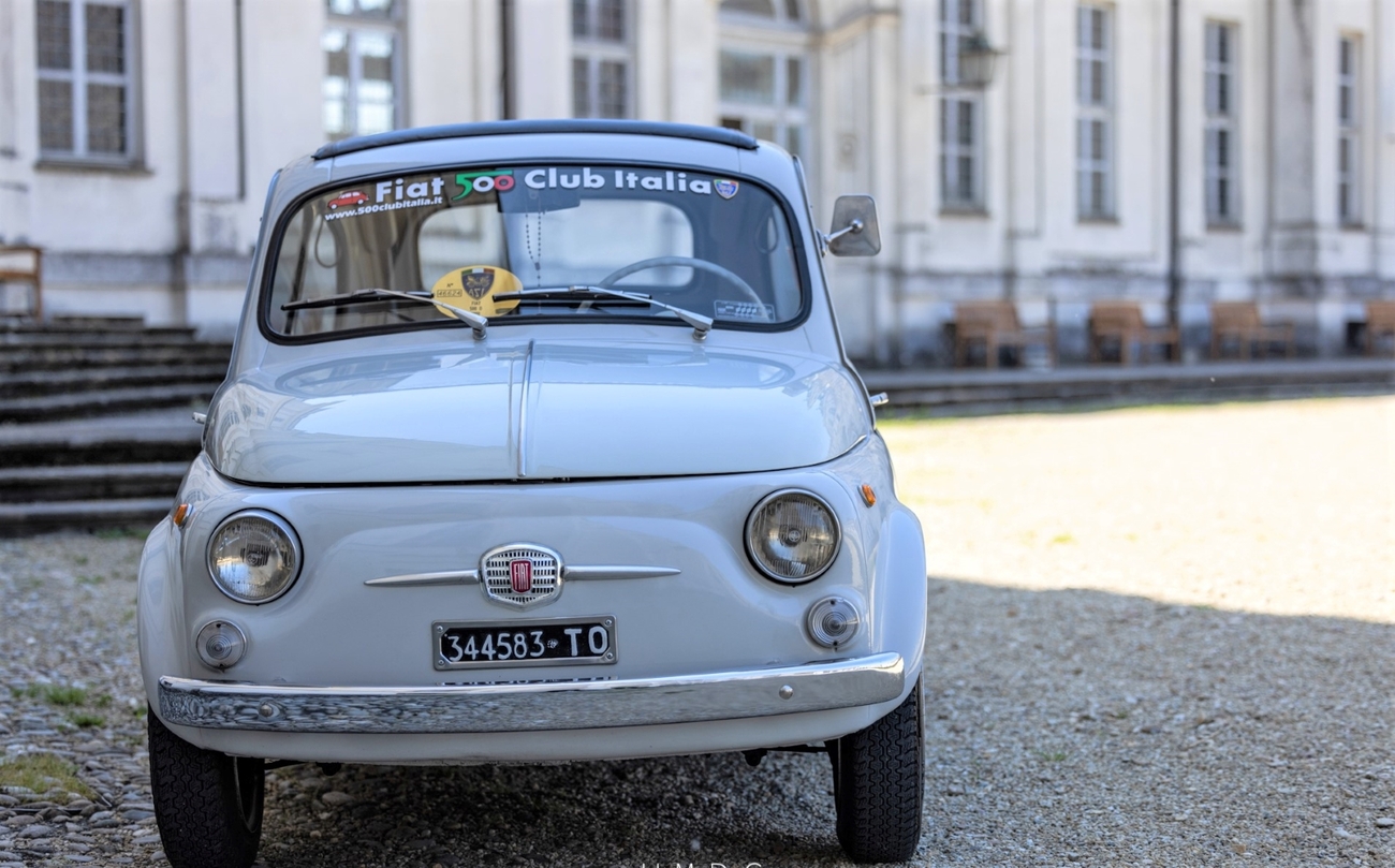 Fiat 500 en la exposición de sus 65 años