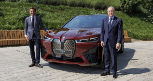 Florentino Pérez y Manuel Terroba presentan el acuerdo del Real Madrid y BMW / BMW