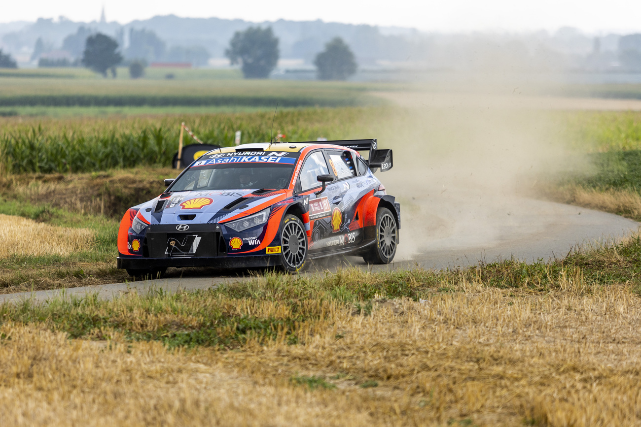 Tanak, en el Rally de Ypres (Bélgica) / NIKOS KATIKIS / EUROPA PRESS