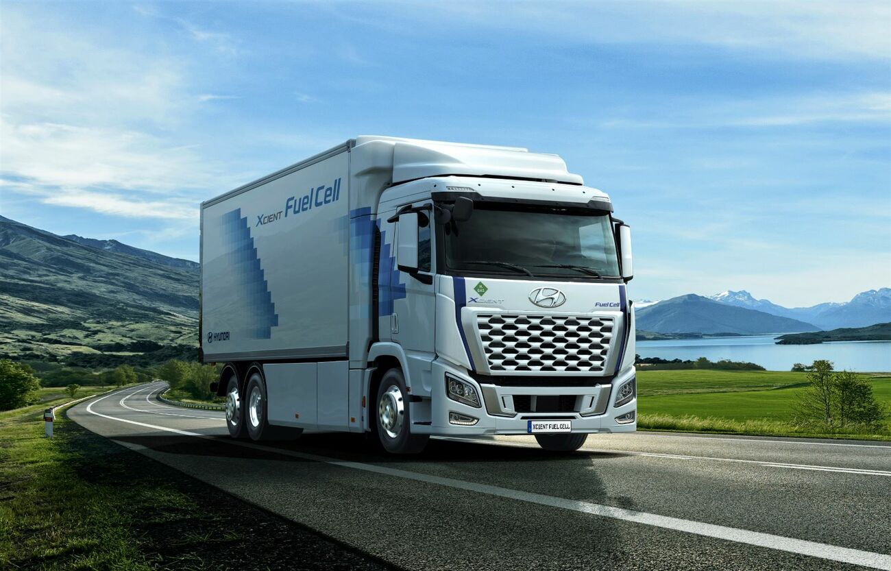Camión de hidrógeno Hyundai Xcient