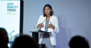 La ministra Reyes Maroto, en Auto Mobility Trends By Metyis 2022 / DAVID ZORRAKINO / EUROPA PRESS La ministra Reyes Maroto, en Auto Mobility Trends By Metyis 2022 / DAVID ZORRAKINO / EUROPA PRESS