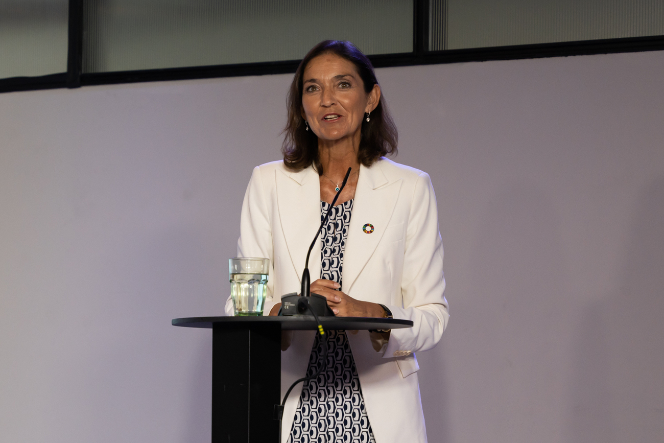 La ministra Reyes Maroto, en Auto Mobility Trends By Metyis 2022 / LUIS MIGUEL AÑÓN (CG)