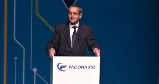 Juan José Díaz Ruiz en un congreso de Faconauto en 2017