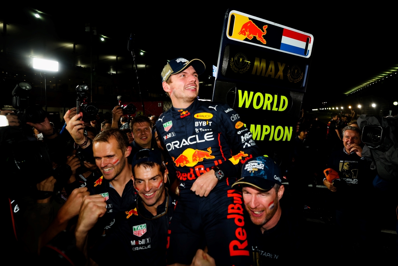 Verstappen celebra que es campeón de F1 / FLORENT GOODEN / EUROPA PRESS Verstappen celebra que es campeón de F1 / FLORENT GOODEN / EUROPA PRESS