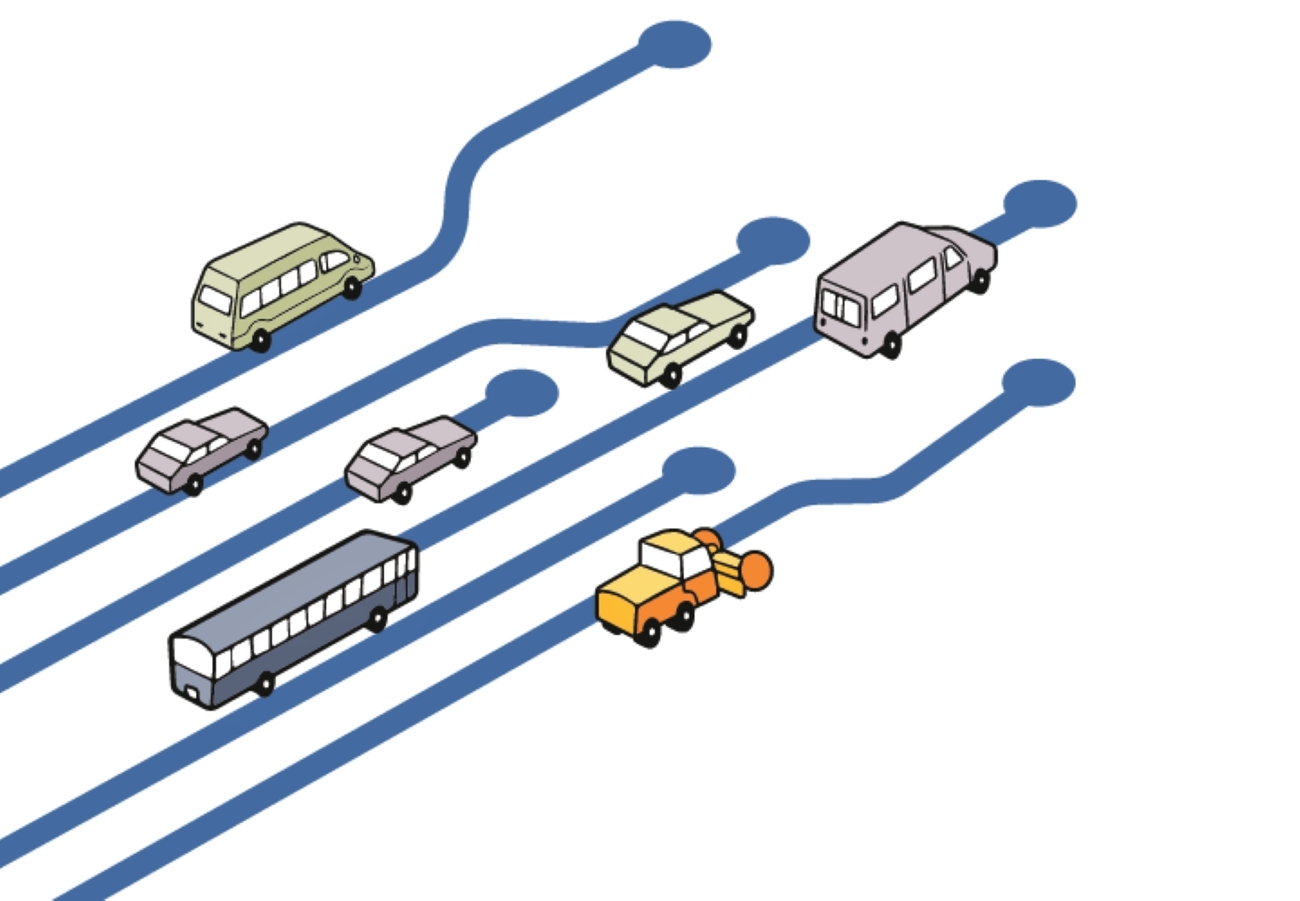 Ilustración sobre los cambios en la movilidad publicada en Auto Mobility Trends / FERNANDO CADENAS Ilustración sobre los cambios en la movilidad publicada en Auto Mobility Trends / FERNANDO CADENAS