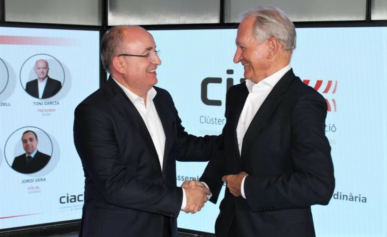Sergio Alcaraz, nuevo presidente de CIAC, con Josep Maria Vall / CIAC