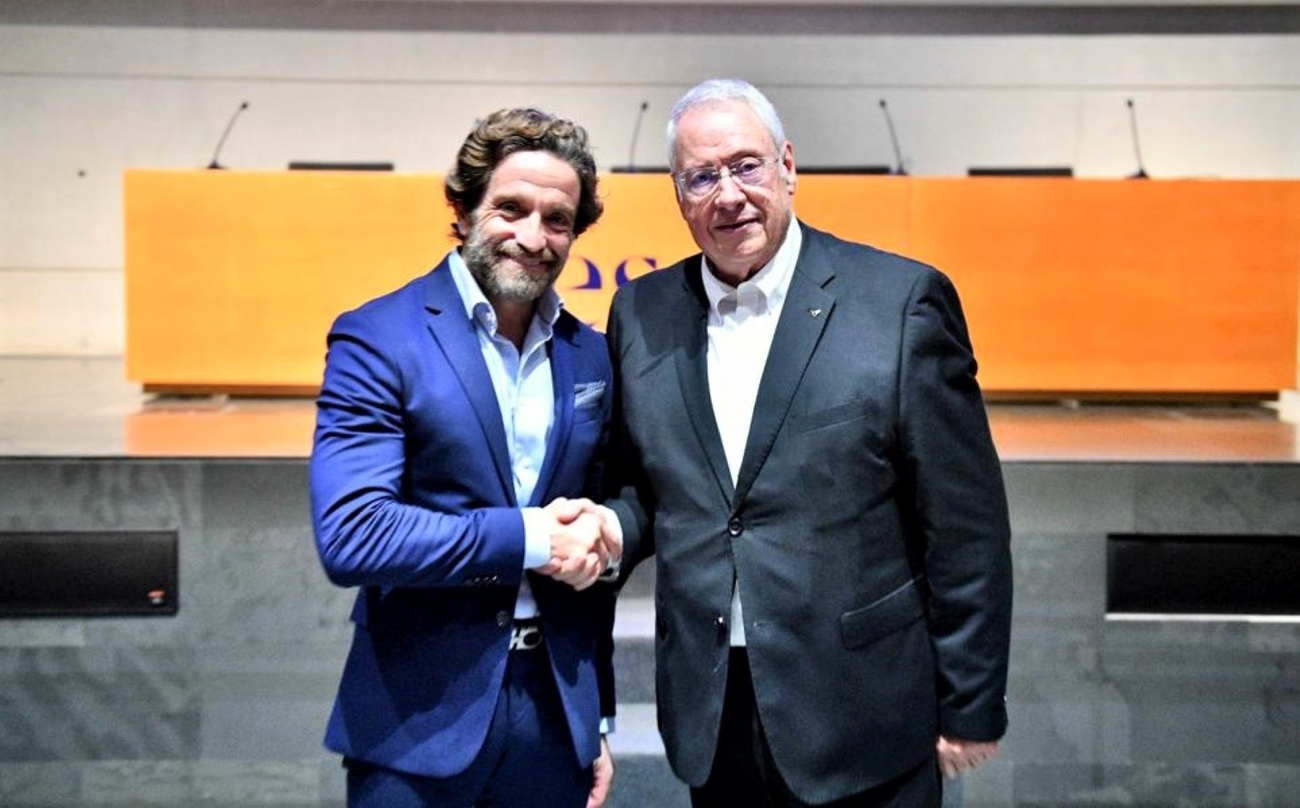 Gerardo Pérez y Jaume Roura, en el encuentro de Esade / FECAVEM