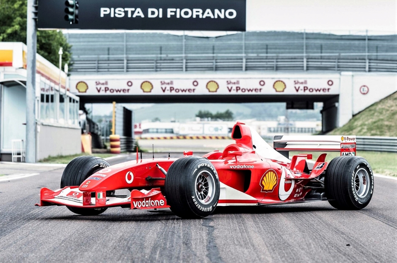 Coche de Ferrari de Michael Schumacher
