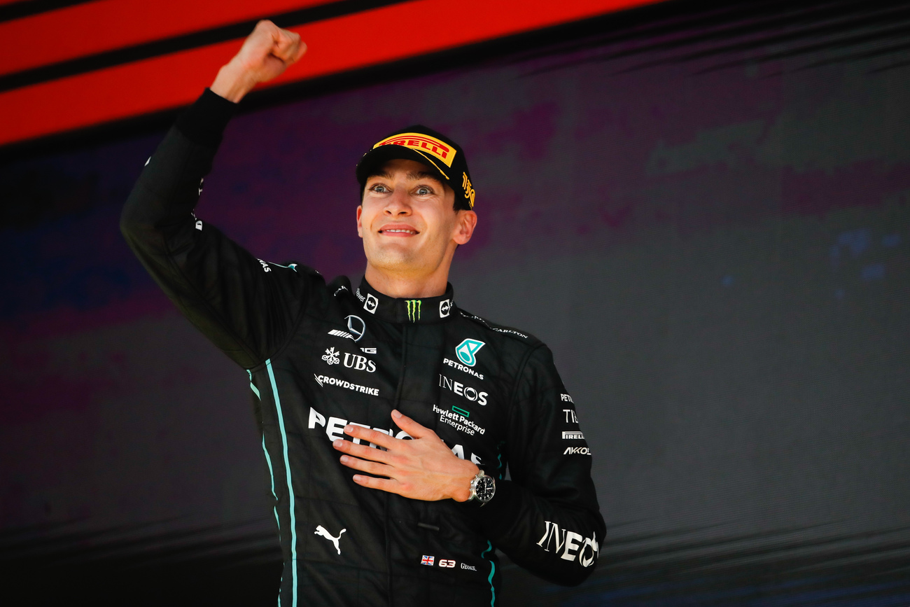 George Russell, tras ganar el GP de F1 de Brasil / ANTONIN VINCENT
