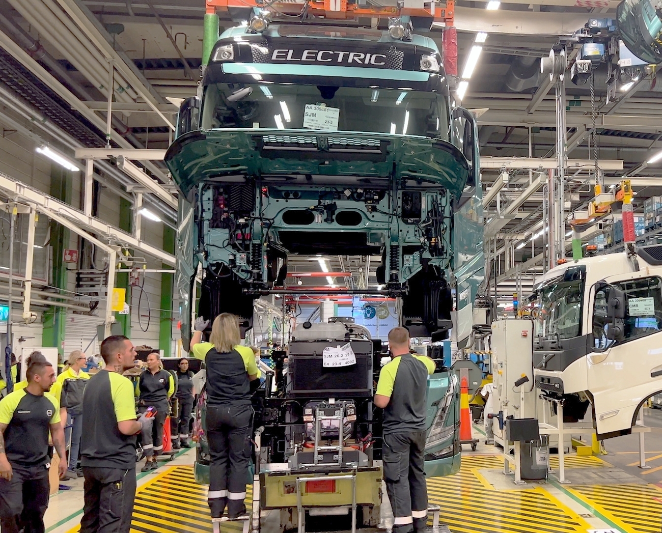 Producción de camiones de Volvo Trucks con acero libre de CO2