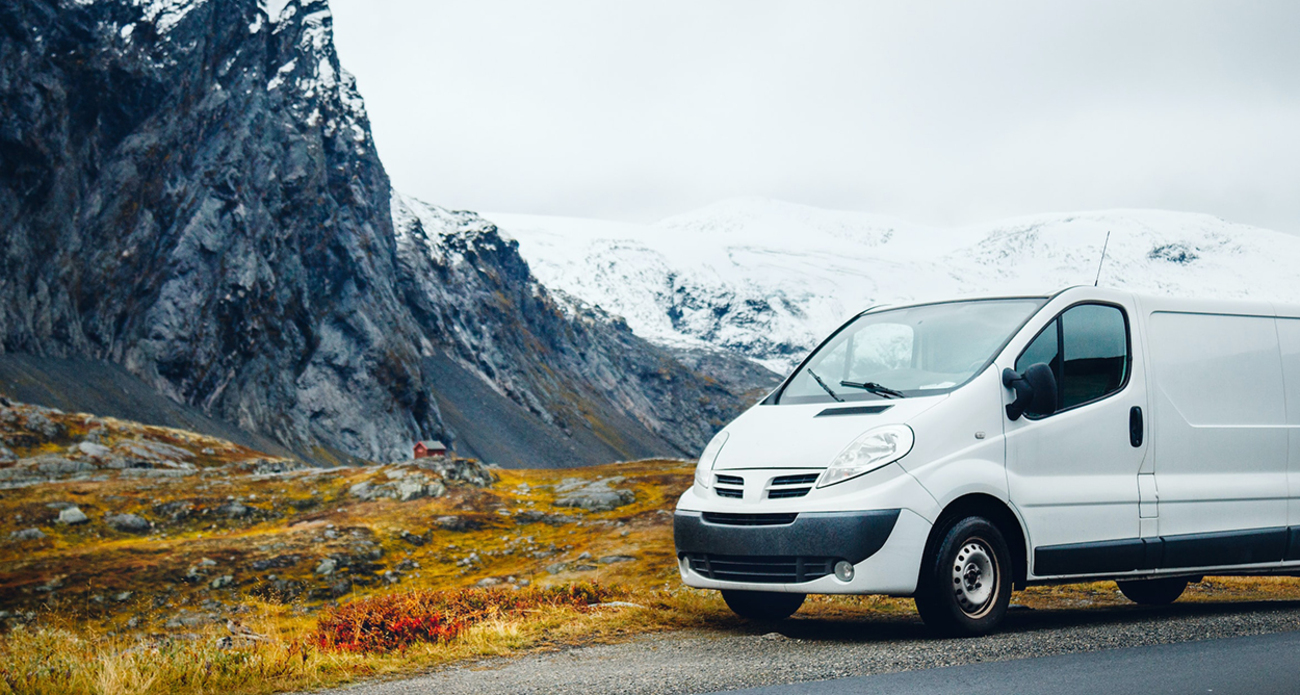 Furgoneta blanca