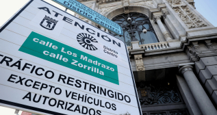 Cartel de la Zona de Bajas Emisiones del Distrito Centro de Madrid / EDUARDO PARRA / EUROPA PRESS Cartel de la Zona de Bajas Emisiones del Distrito Centro de Madrid / EDUARDO PARRA / EUROPA PRESS