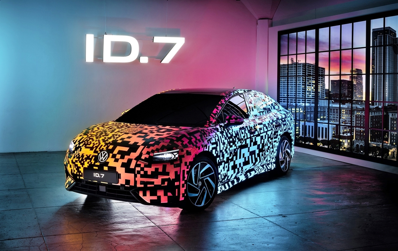 Primera imagen de la berlina eléctrica Volkswagen ID.7 Primera imagen de la berlina eléctrica Volkswagen ID.7