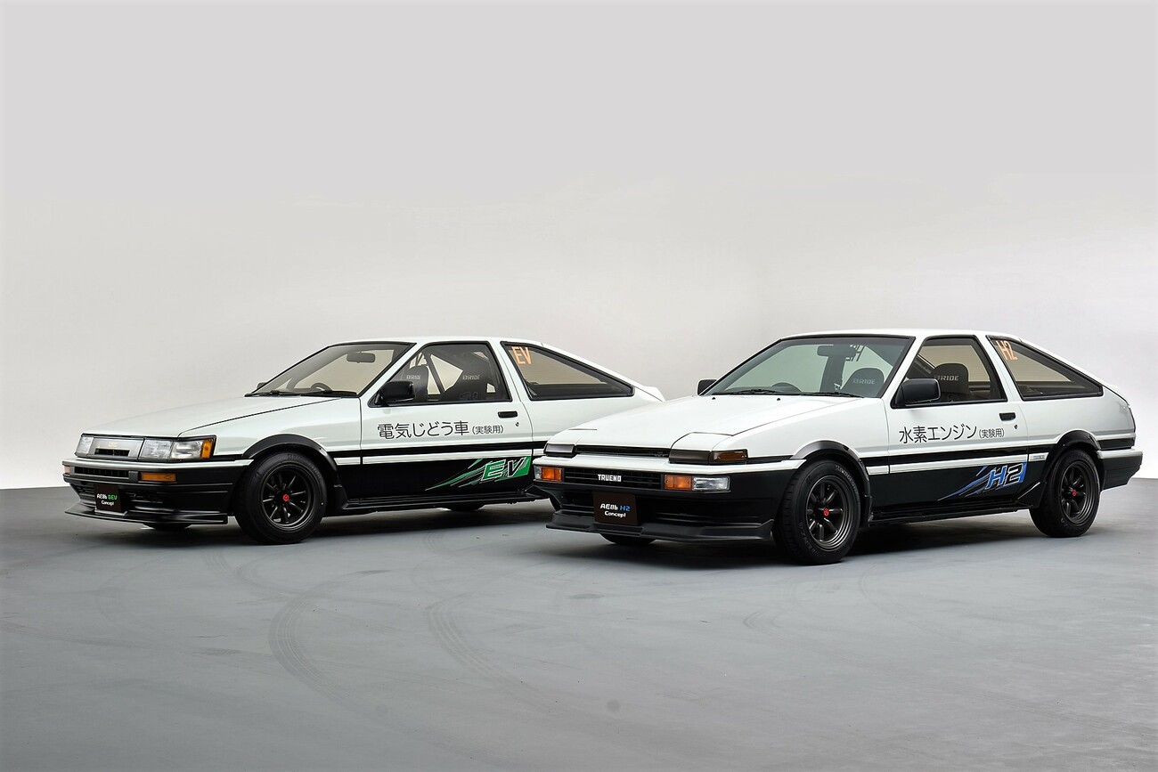 Prototipos eléctrico y de hidrógeno del Toyota AE86
