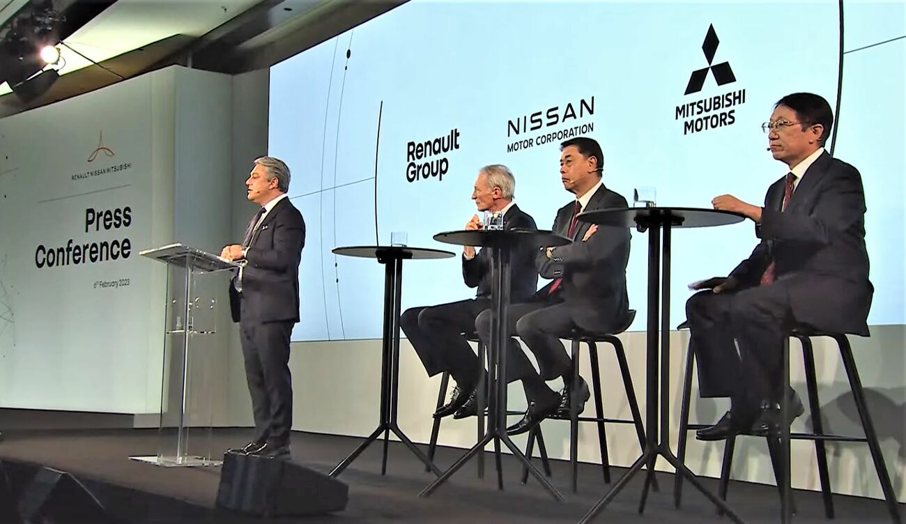 Presentación del acuerdo de Renault, Nissan y Mitsubishi Presentación del acuerdo de Renault, Nissan y Mitsubishi