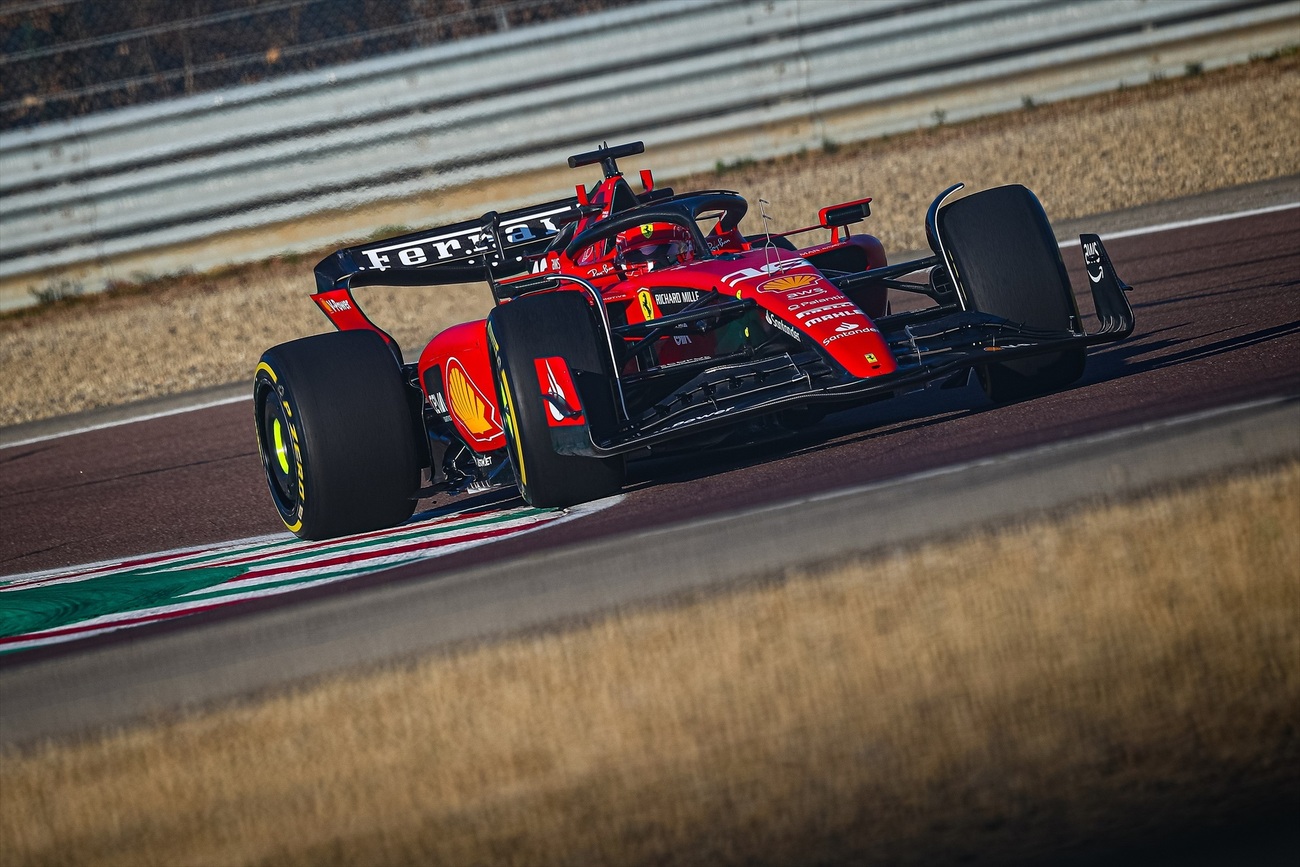 Leclerc prueba el Ferrari de 2023 / EUROPA PRESS