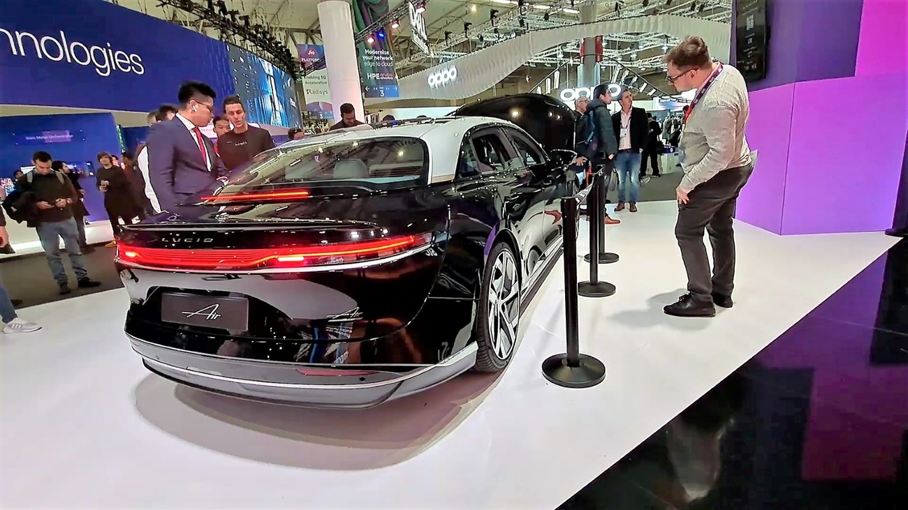 Lucid Air en el MWC 2023 / T.F.