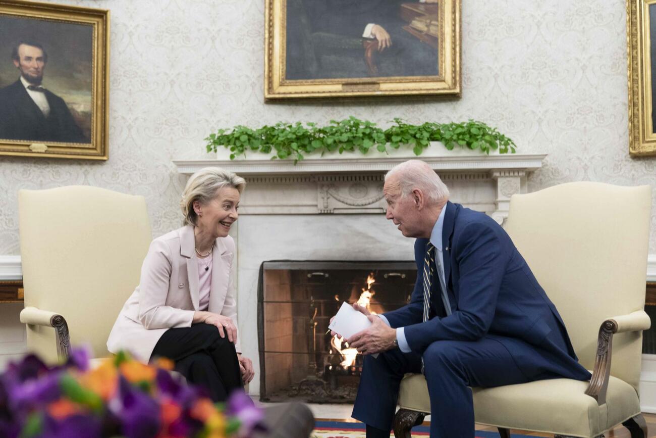 Ursula Von der Leyen y Joe Biden / EFE