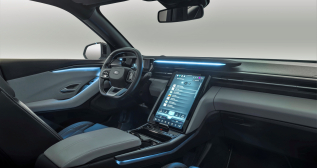 Interior del Ford Explorer eléctrico