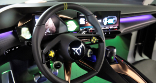 Detalle del interior del CUPRA UrbanRebel Concept Detalle del interior del CUPRA UrbanRebel Concept