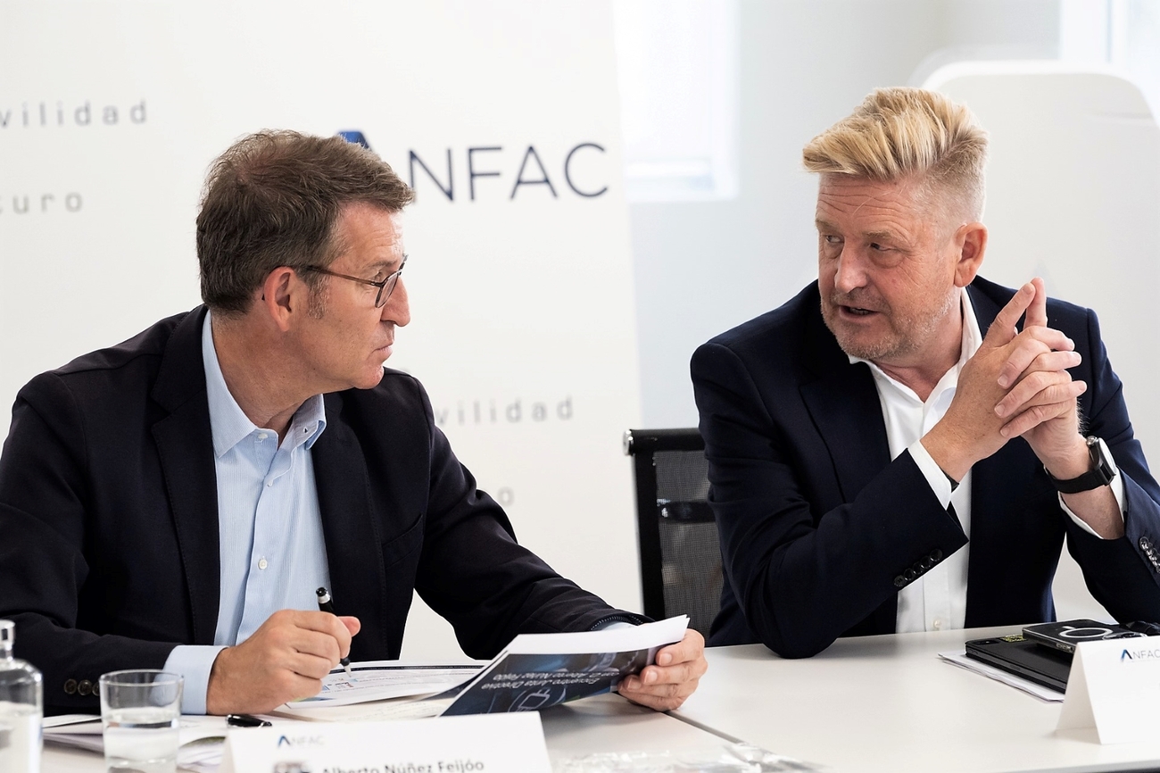 Feijóo y Griffiths en Anfac / ANFAC