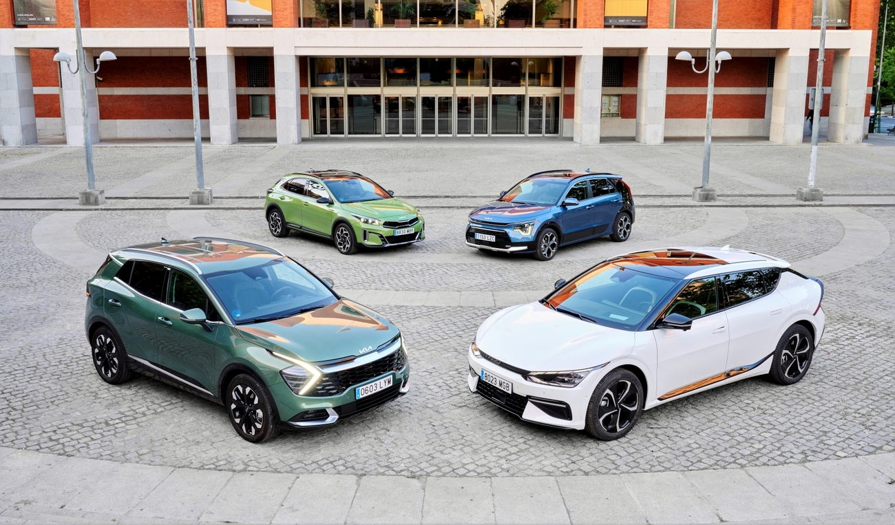 Gama de modelos electrificados de Kia