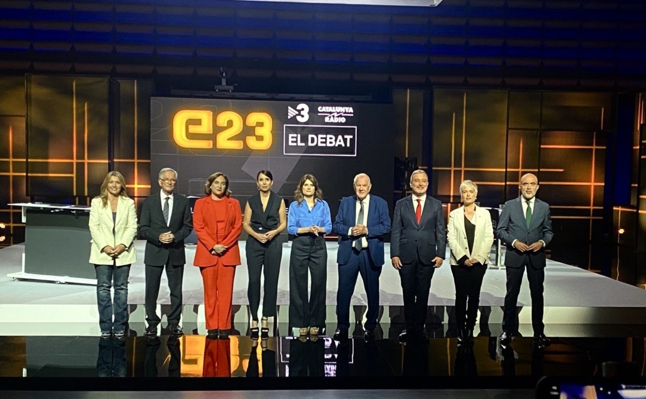 Debate de los candidatos a la alcaldía de Barcelona en TV3 / EUROPA PRESS Debate de los candidatos a la alcaldía de Barcelona en TV3 / EUROPA PRESS