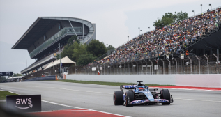 Esteban Ocon en el GP de España de F1