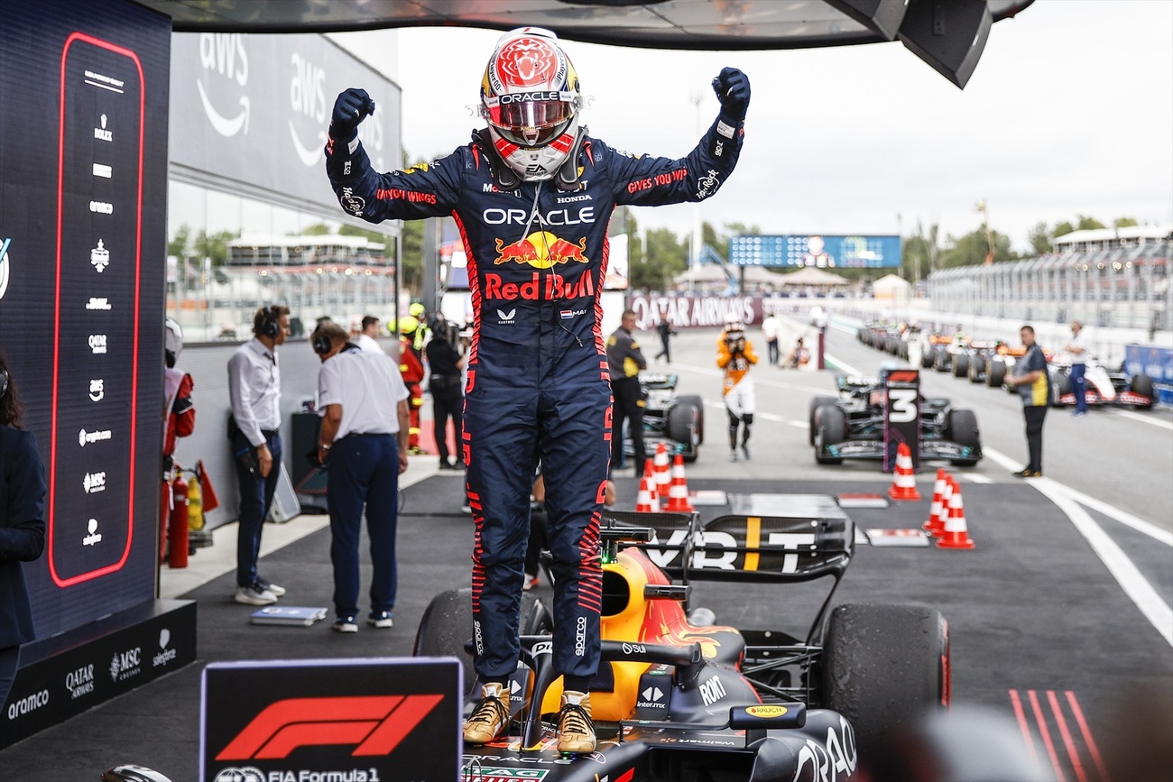 Verstappen celebra su dominio en el GP de España / XAVI BONILLA / EUROPA PRESS