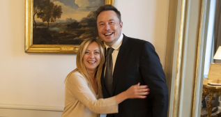 Giorgia Meloni con Elon Musk / EFE / EPA / CHIGI PALACE PRESS OFFICE