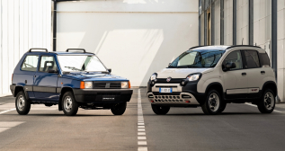 Fiat Panda del 40 aniversario y el primer modelo / FIAT