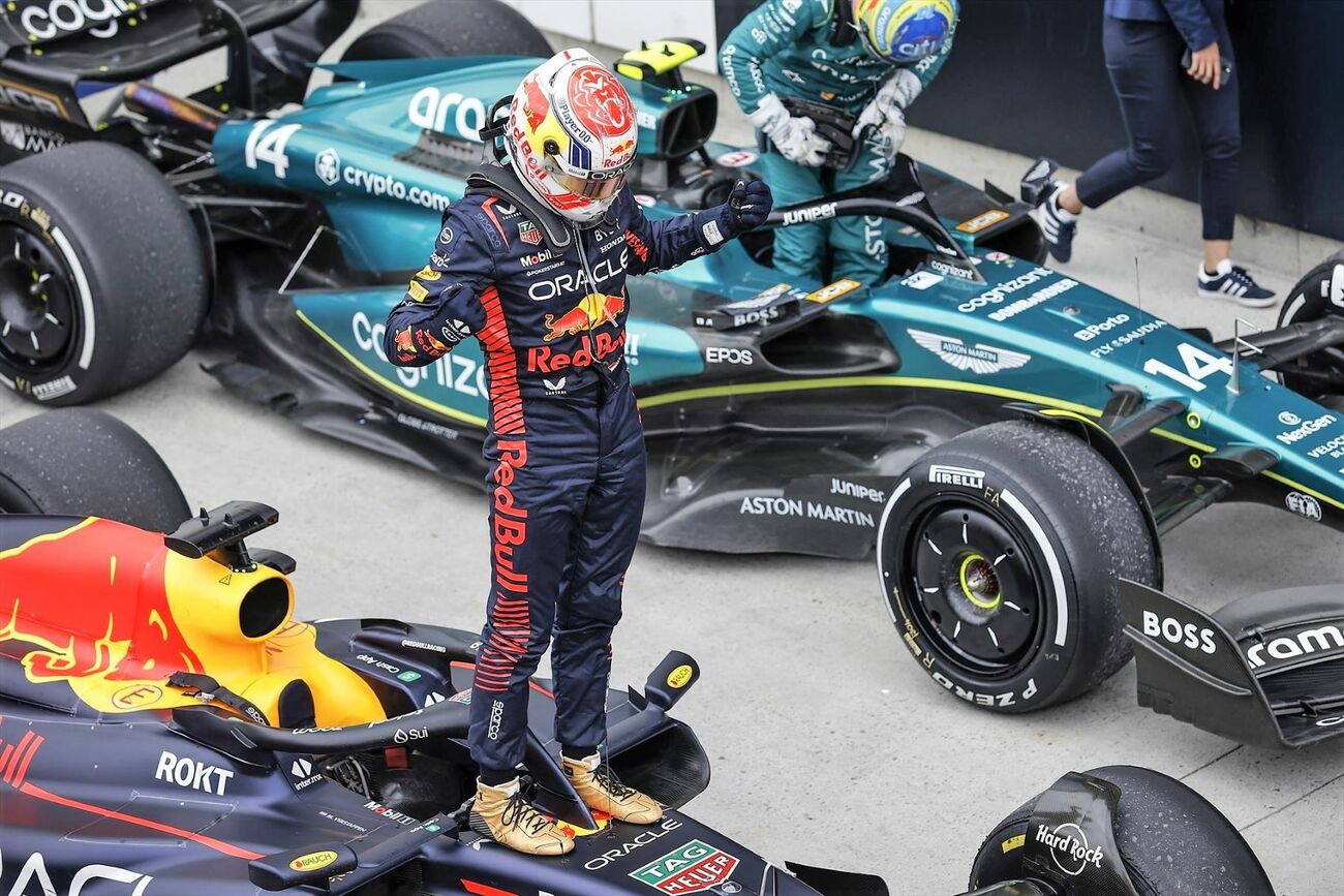 Verstappen junto a Alonso en el GP de Canadá / XAVI BONILLA / EUROPA PRESS