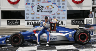 Palou tras ganar la IndyCar en Road America / EFE/ CHRIS JONES / INDYCAR