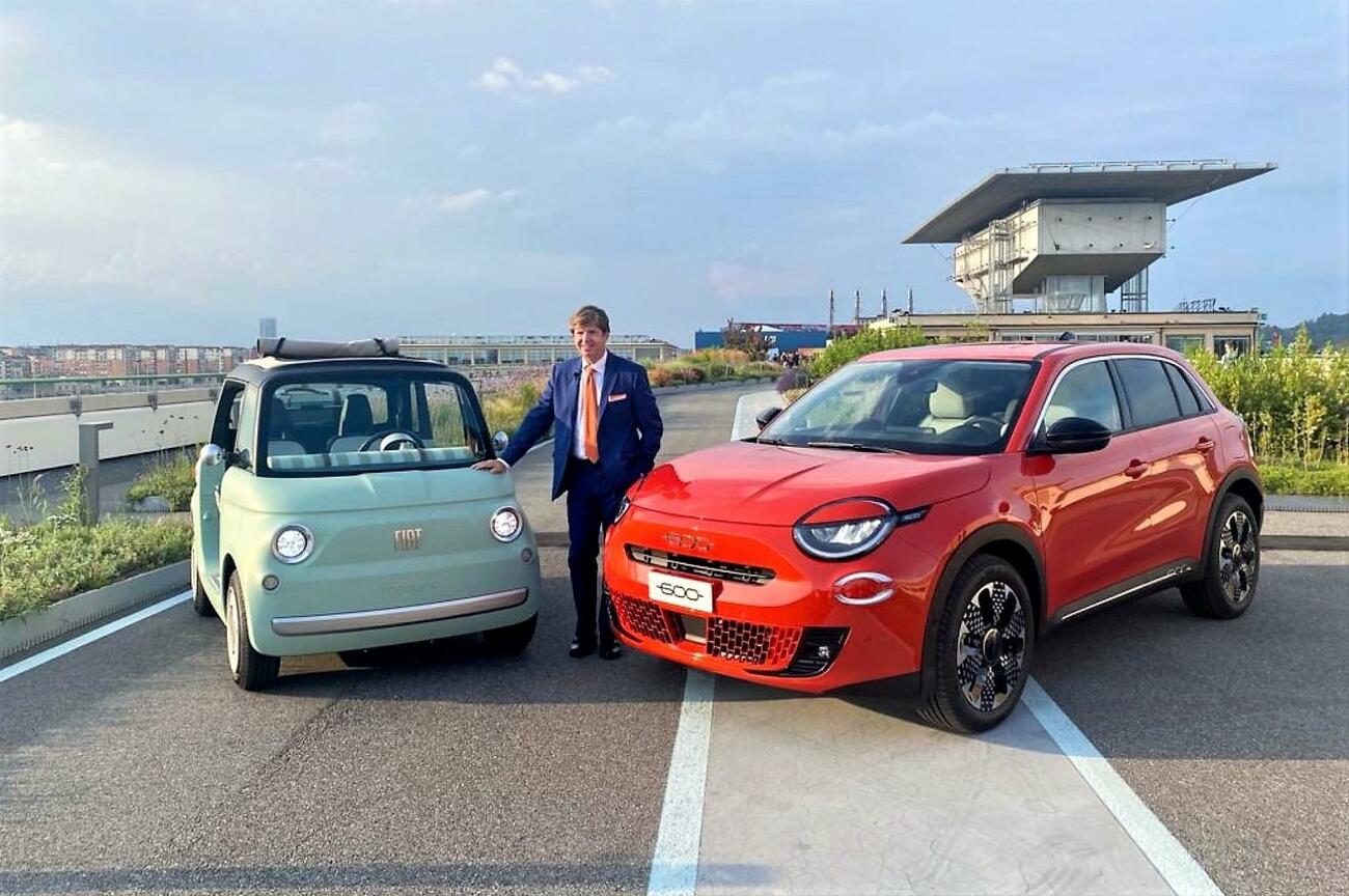 Nuevos Fiat Topolino y 600 con Olivier François, CEO de la marca / A.M.