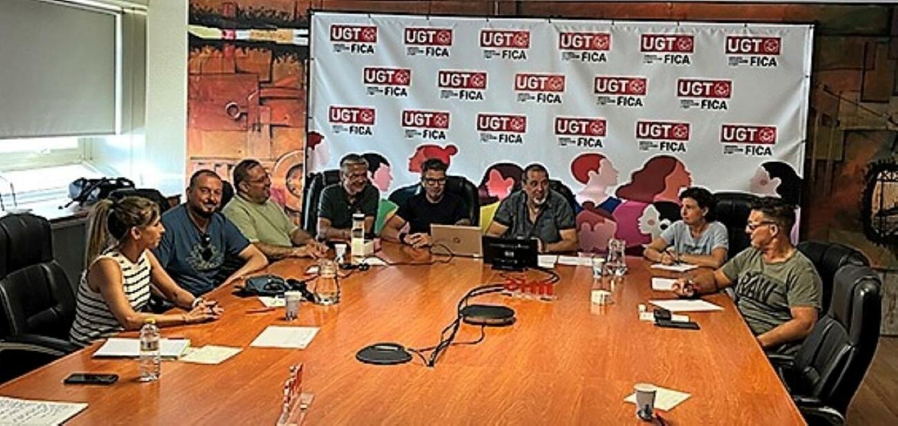 Reunión de automoción de UGT FICA