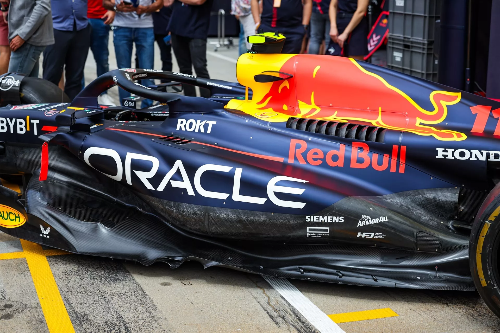 Coche de Red Bull en Hungría / FLORENT GOODEN / EUROPA PRESS Coche de Red Bull en Hungría / FLORENT GOODEN / EUROPA PRESS
