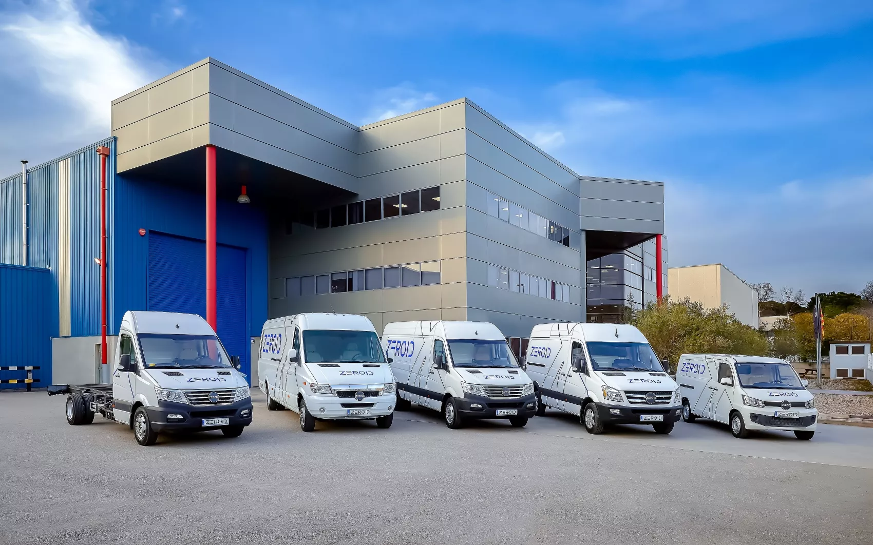 Furgonetas eléctricas Zeroid de QEV Technologies