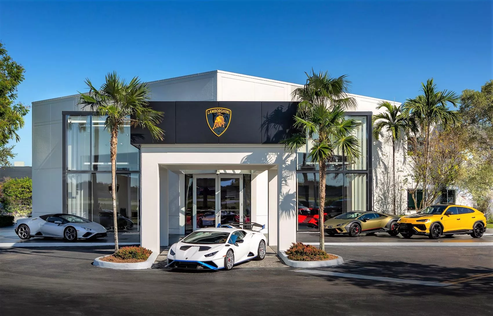 Uno de los nuevos concesionarios de Lamborghini en EEUU