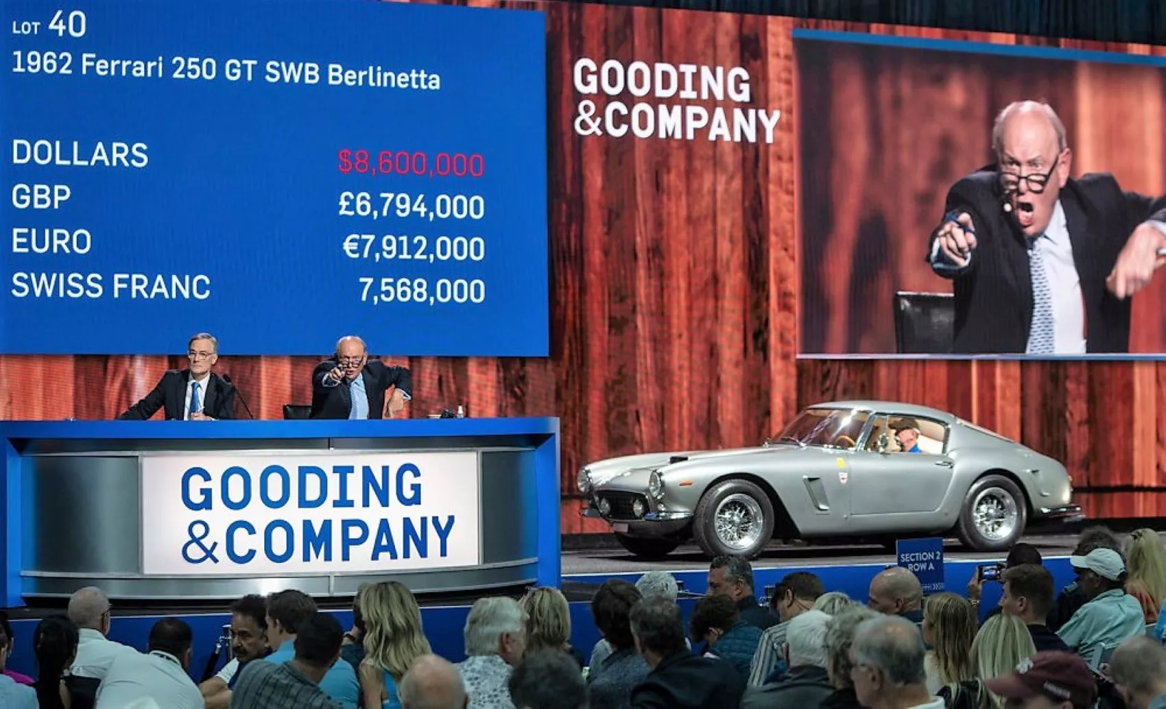 Subasta de coches de Gooding en Monterey