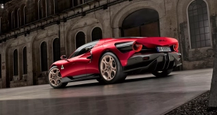 Parte trasera del Alfa Romeo 33 Stradale Parte trasera del Alfa Romeo 33 Stradale