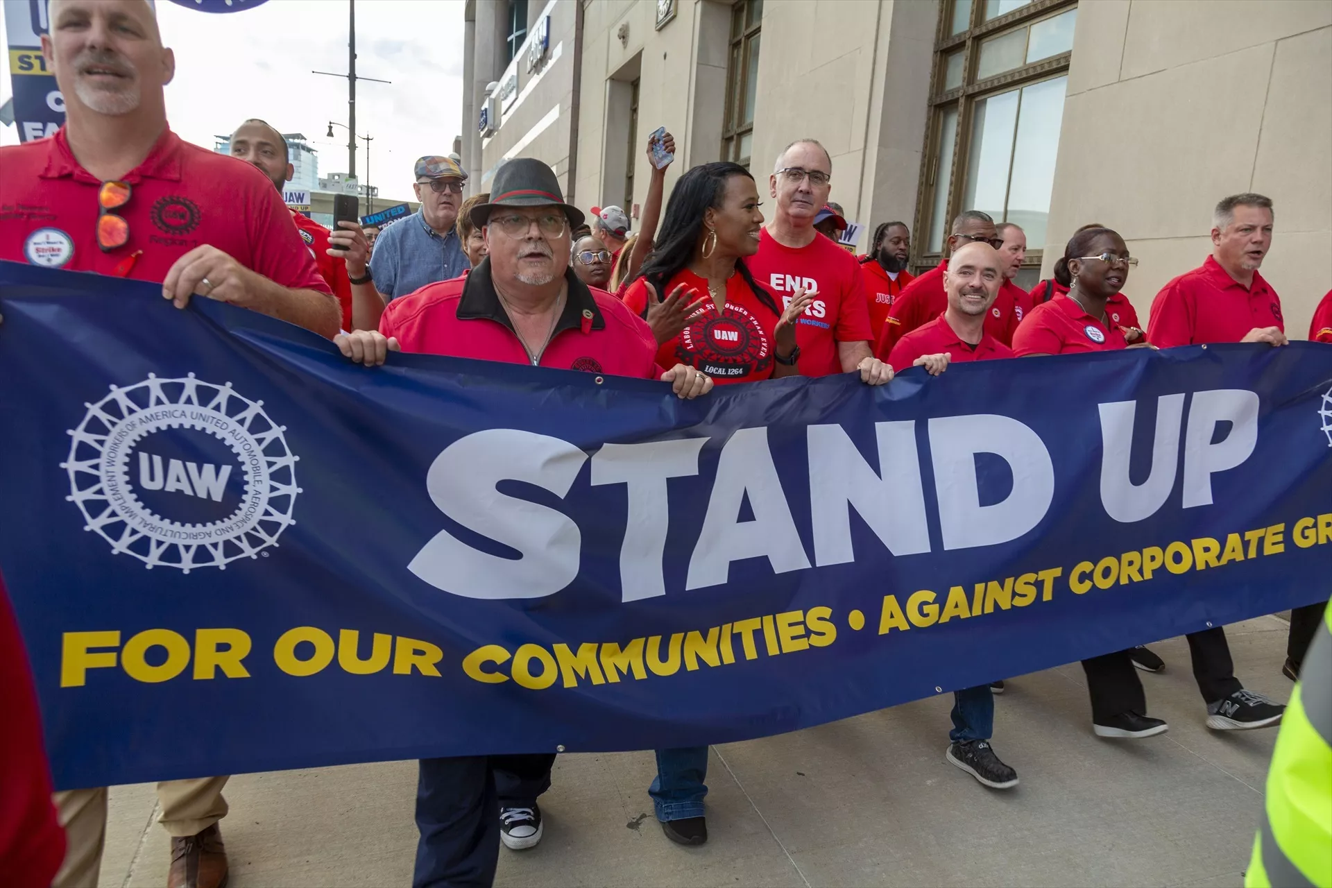Protesta durante la huelga de automoción de EEUU / EUROPA PRESS