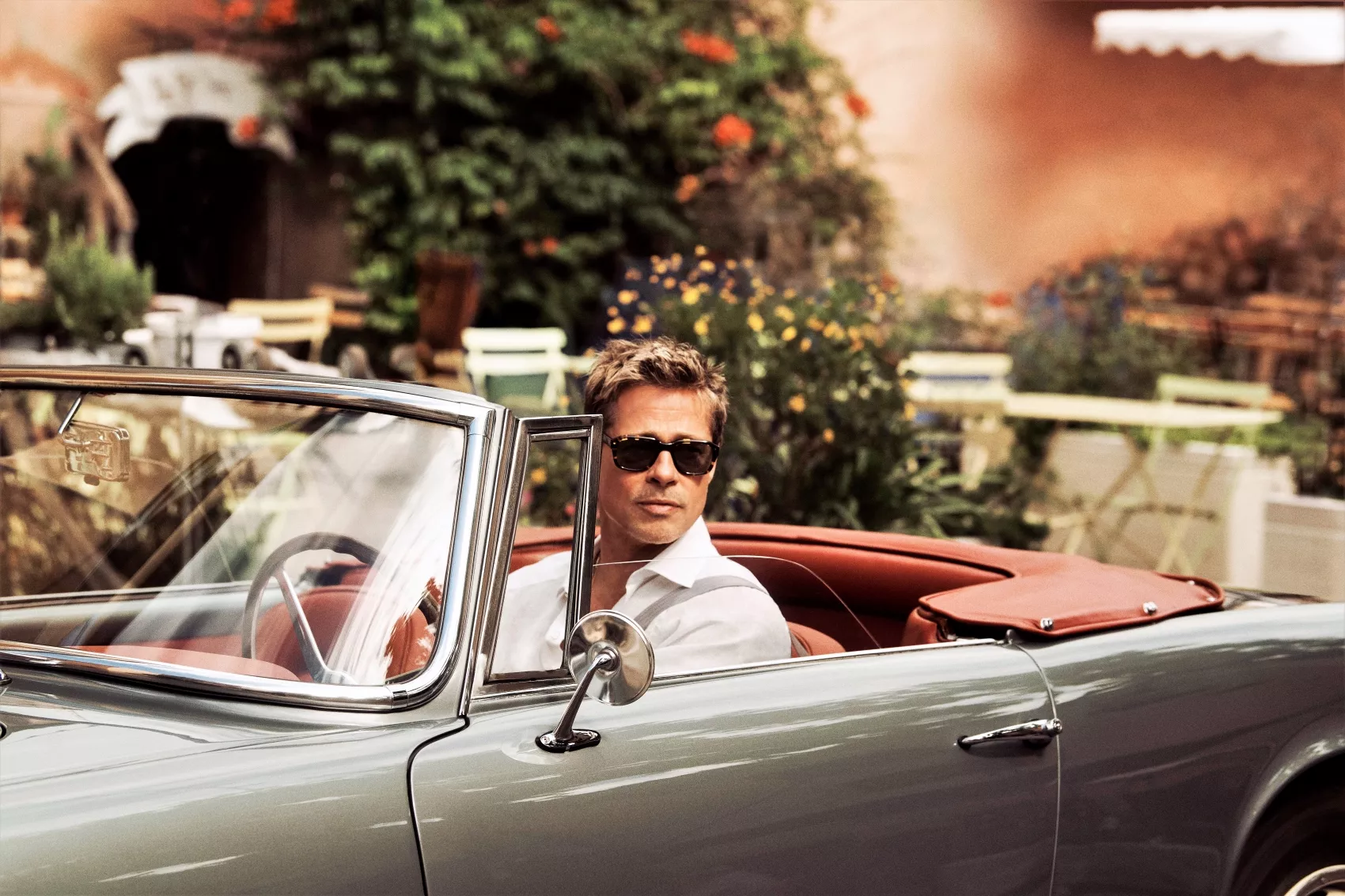 Brad Pitt conduce el Lancia Flaminia 
